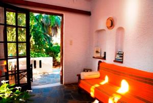A seating area at Kalives Apartments