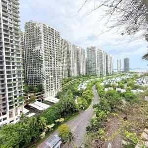 an aerial view of a city with tall buildings at Regalia Park 2B1R 3pax Near Beach Forest City GB A-1202 in Gelang Patah