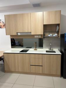Nhà bếp/bếp nhỏ tại Bali residence MFL STAY