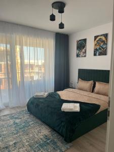 Χώρος καθιστικού στο Green Residence Rasnov