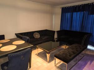 Posezení v ubytování Top floor Helsfyr city central apartment + 34 fotografií