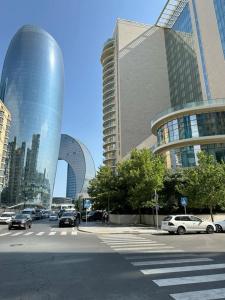 Γενική άποψη της πόλης Μπακού ή θέα της πόλης από  αυτό το ξενοδοχείο