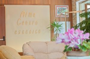 Posezení v ubytování Albergo La Rosetta