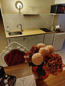 Dapur atau dapur kecil di La Provocante Love Room 63 Sauna et BDSM