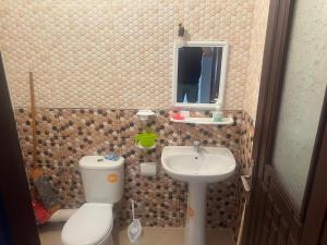 Koupelna v ubytování Apartamento familiar cerca del mar, Martil