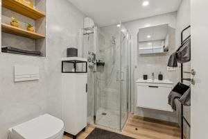 Ένα μπάνιο στο Apartment Bissingen