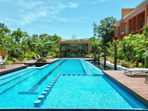 Hồ bơi trong/gần 3BR en Aldea Zama-Roof Top-2 Pool-Fast WiFi-Gym +54 ảnh