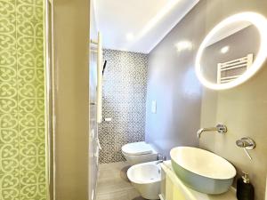 Koupelna v ubytování La Corte II