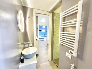 Koupelna v ubytování La Corte II