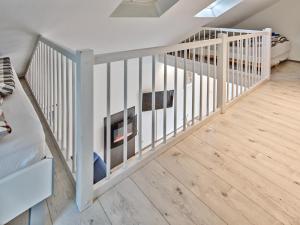 Ένα ή περισσότερα κρεβάτια σε δωμάτιο στο Hellenthal Nature Hideaway