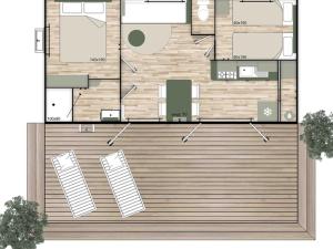 Fotografie z fotogalerie ubytování Mobil-home confortable avec 2 chambres et cuisine équipée - API-1-52-481 v destinaci La Mothe-Achard + 16 fotografií