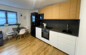 Kuchyň nebo kuchyňský kout v ubytování Bodensee Oase