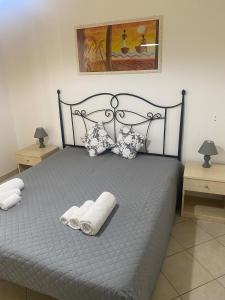 Ένα ή περισσότερα κρεβάτια σε δωμάτιο στο VILLA CASuZZE 1 - a few steps from the sea