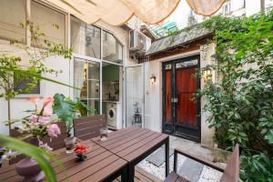 El edificio en el que está el departamento