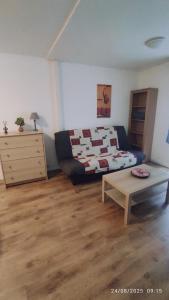 Χώρος καθιστικού στο Charmant logement au calme +6 φωτογραφίες