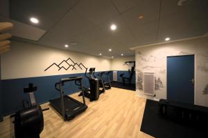 Fitness centrum a/nebo fitness zařízení v ubytování Superbe appart Arc 1950 4/6pers dans résidence hôtelière 5* - Skis aux pieds
