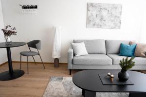 Posezení v ubytování Cozy Apartment With Sauna in the City Center - Lapnest