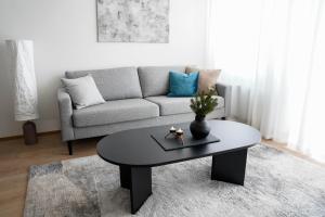 Posezení v ubytování Cozy Apartment With Sauna in the City Center - Lapnest