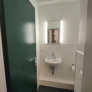 Ένα μπάνιο στο Ferienwohnung Natur Suite Hahnenklee - Harz, Balkon & Parkplatz +69 φωτογραφίες