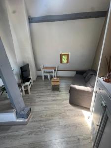 Istumisnurk majutusasutuses Charmant appartement intra-muros
