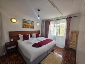 a bedroom with a large bed in a room at Westlands bliss By bliss haven in Nairobi +35 photos