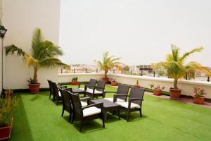 Zahrada ubytování AB Business Hôtel