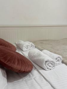 Ένα ή περισσότερα κρεβάτια σε δωμάτιο στο Express Apartment