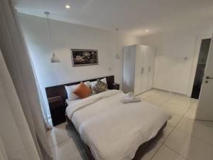 Katil atau katil-katil dalam bilik di ACCRA LUXURY GHANA Ebs legends APartment