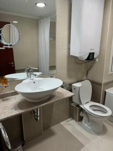 Koupelna v ubytování Downtown Bansko Resort