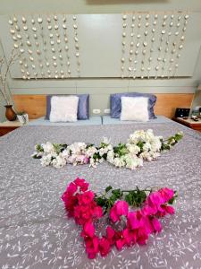 Ένα ή περισσότερα κρεβάτια σε δωμάτιο στο Blue Bay Apartments Delta Sharm +60 φωτογραφίες