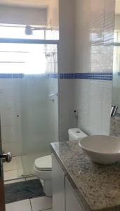 Koupelna v ubytování Flat Bela Amarração