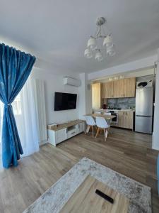 Kuchyň nebo kuchyňský kout v ubytování Lovely Apartment