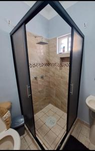 Ένα μπάνιο στο Casa Centenario Dos Habitaciones