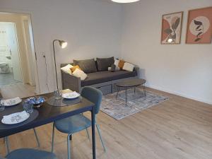 Posezení v ubytování Westfalio Apartments - BrightStay Halver - feel at home
