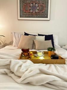 Postel nebo postele na pokoji v ubytování Apto Vista para o Mar Astúrias