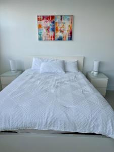 Postel nebo postele na pokoji v ubytování Apartment in Miami Brickell Fantastic Ocean View