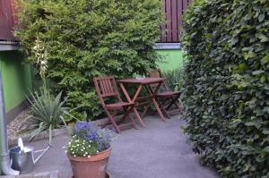 Ogród w obiekcie City Apartment Vasiri