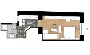 Plán poschodí v ubytovaní Brill Budapest Apartments 2