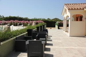 A garden outside Le Vanille