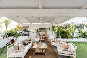 Χώρος καθιστικού στο MalagaSuite Private Oasis House