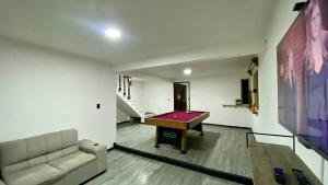 Ruang duduk di Casa Acolman Caballos
