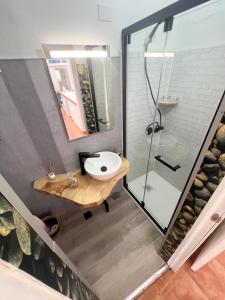 Et badeværelse på Vivienda Vacacional Oroarse