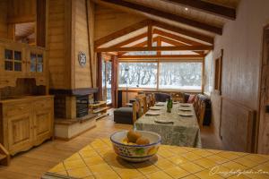 Χώρος καθιστικού στο Superbe chalet 6 ch. au pied du domaine des 2 Alpes