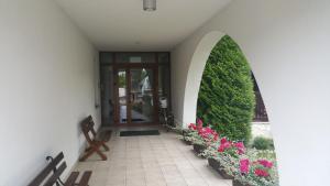 Vonkajšia záhrada v ubytovaní Apartament Stary Kazimierz - Apartamenty Pod Aniołem
