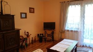 Televízia a/alebo spoločenská miestnosť v ubytovaní Apartament Stary Kazimierz - Apartamenty Pod Aniołem