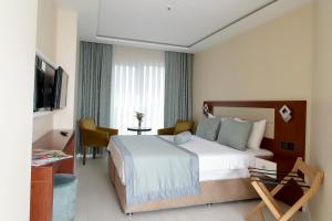 TV i/ili multimedijalni sistem u objektu Vatan Asur Hotel