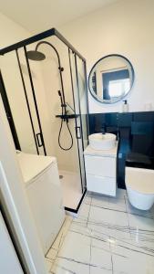 Koupelna v ubytování Przyjazny Kąt