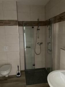 Bilik mandi di Havelstern Ketzin, Ferienhaus Plötze +6 gambar
