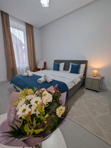 Postel nebo postele na pokoji v ubytování Déjà-Vu Old Town Apartment