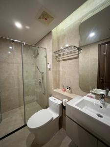 Koupelna v ubytování Pi & Pu Apartment Hai Phong- Hoang Huy Commerce